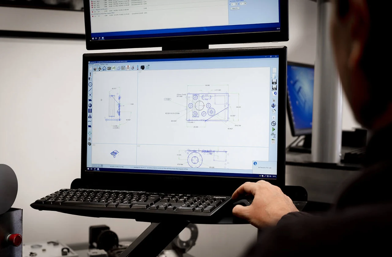 Revisión de resultados dimensionales en el software Aberlink 3D