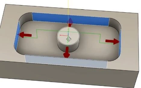 Sondeo de paredes y saliente circular con Probe Geometry en Autodesk Fusion
