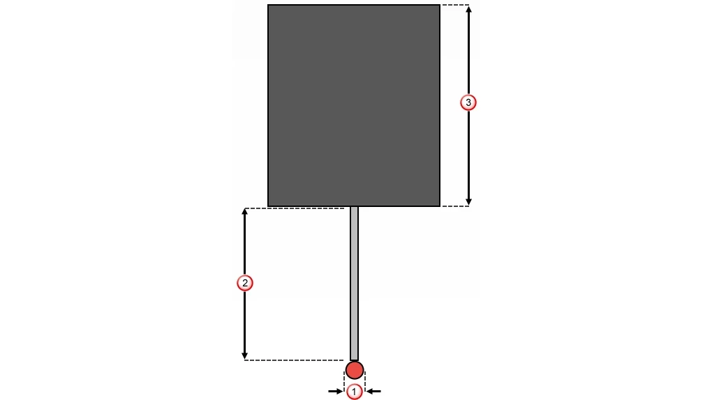 Geometría de punta, vástago y cuerpo de una herramienta de sondeo de PowerMill