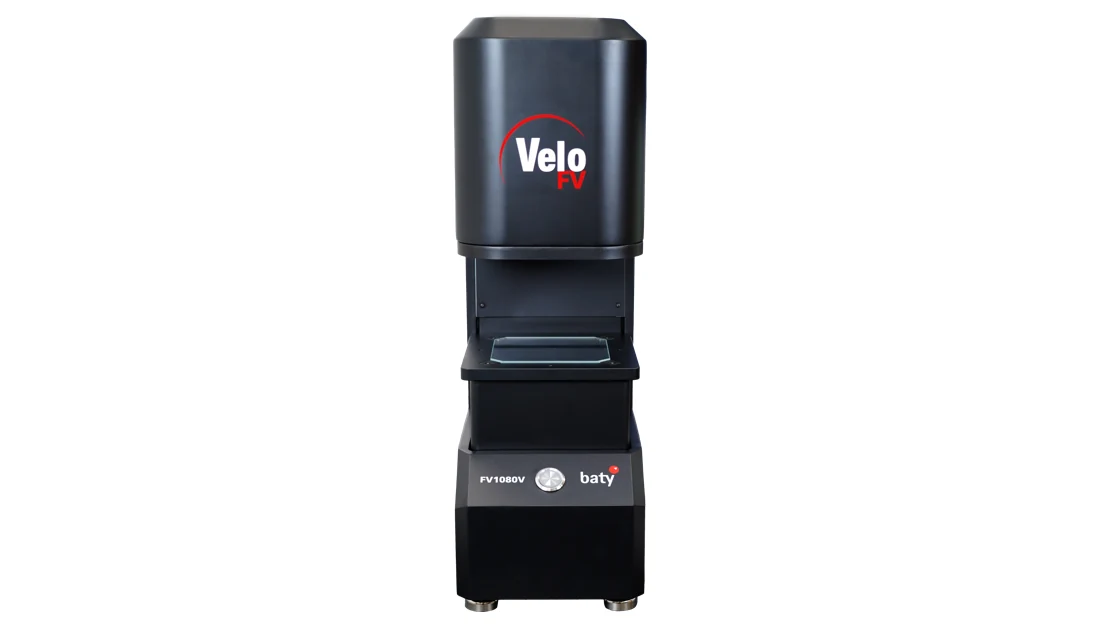 Vista frontal del equipo compacto Baty Velo FV
