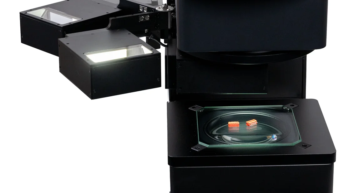 Venture FV equipado con el módulo de iluminación coaxial opcional