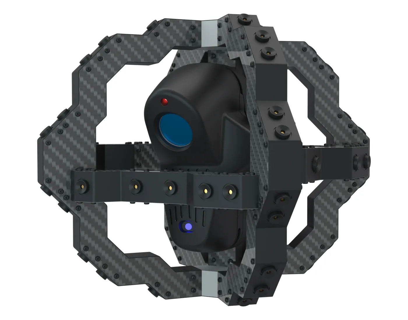 Metronor M-Scan 120 completo con marco LED de seguimiento óptico y lente frontal