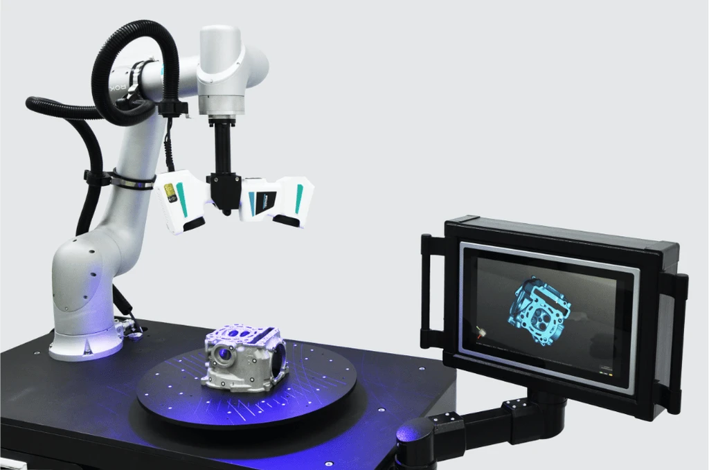 WENZEL MMS con robot colaborativo y escáner mScan