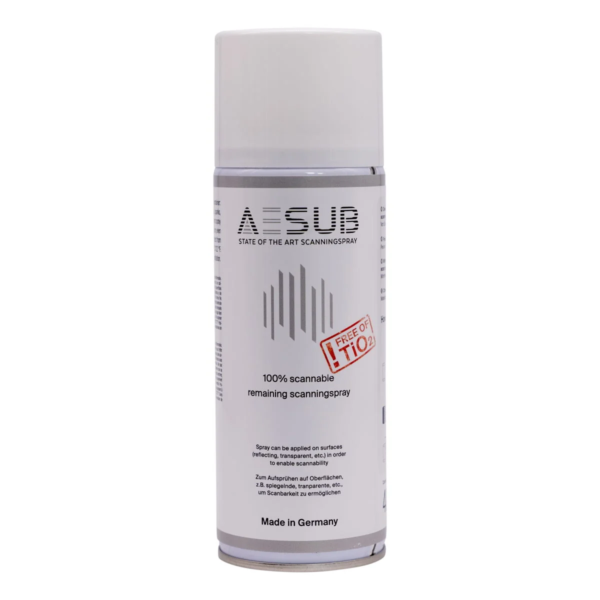 AESUB white para preparar superficies antes del escaneo 3D