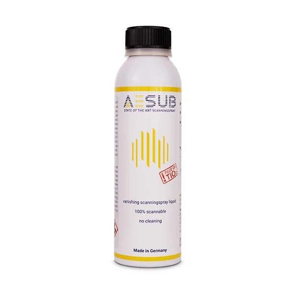 AESUB yellow, solución matificante para aerógrafo