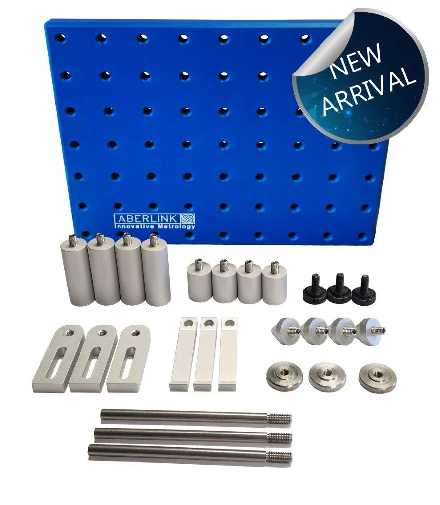 Fulcrum Fixture Kit Aberlink con placa, apoyos, localizadores y sujeciones