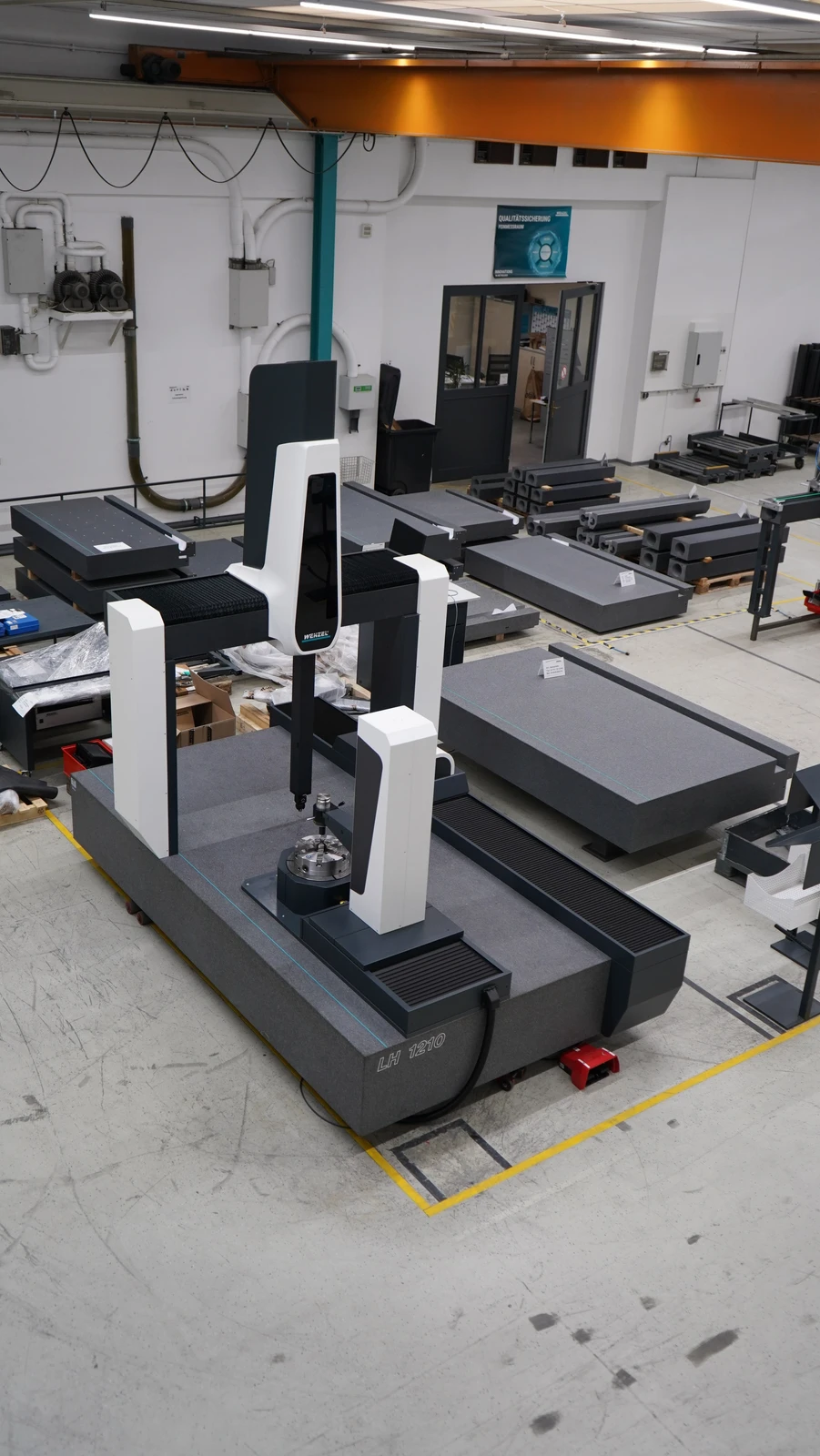 Acceso de palpado al componente en una CMM LH Hybrid