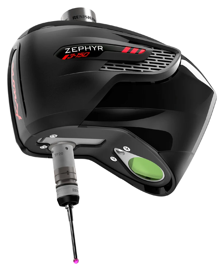 Kreon Zephyr III 150 completo con conexion superior y palpador bajo el cabezal