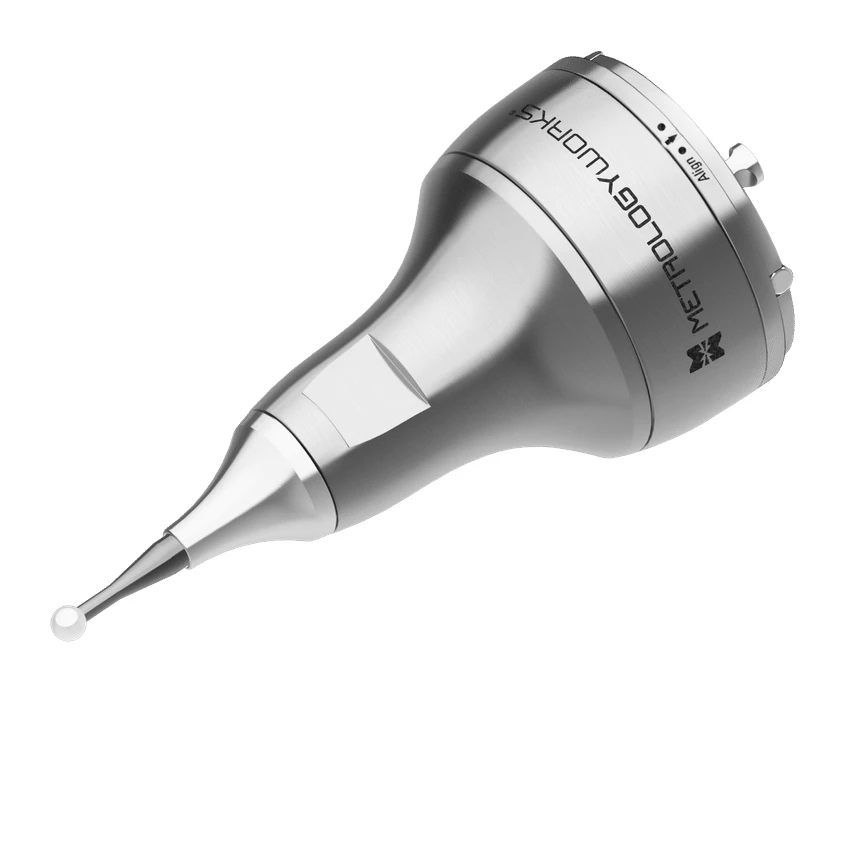 Sonda cinemática MetrologyWorks recta para brazo CMM portátil