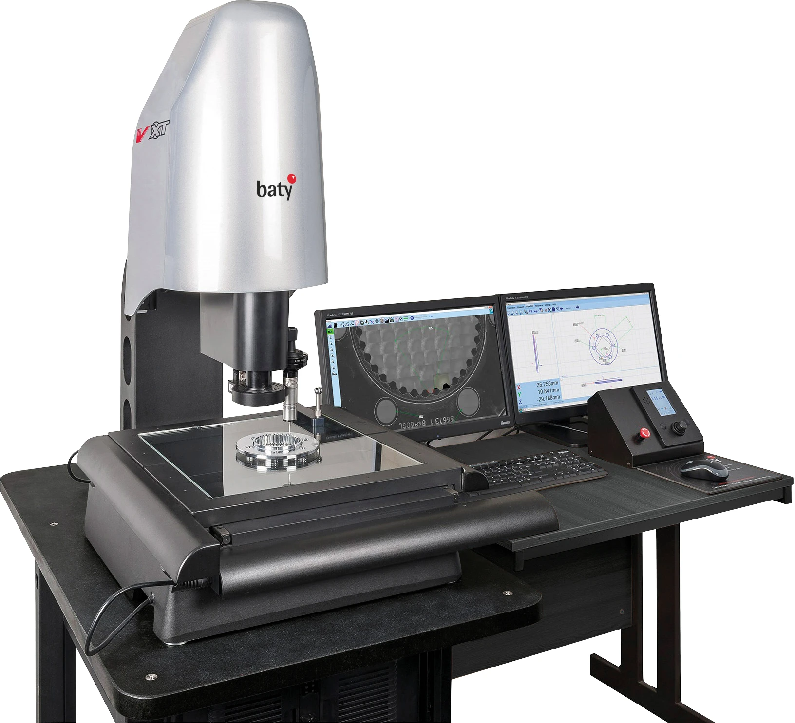Baty Vision Systems - Venture, modelo VI-3030-CNC-XT con cámara y estación de inspección