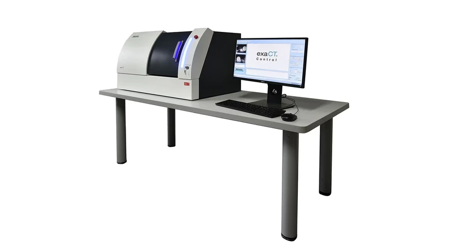 WENZEL exaCT S para control de microcomponentes en un sistema de escritorio